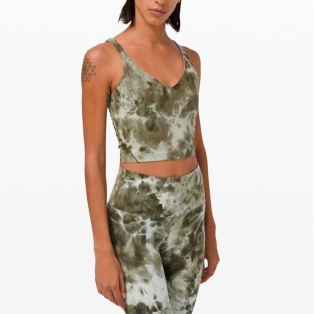 lululemon Align Tank Nulu Diamond Dye Sage Army Green‎